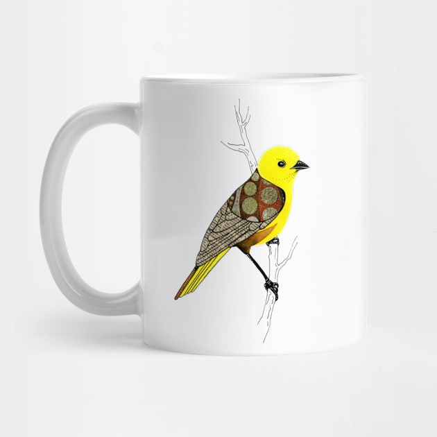 Mohua / Yellowhead Bird by scatterlings